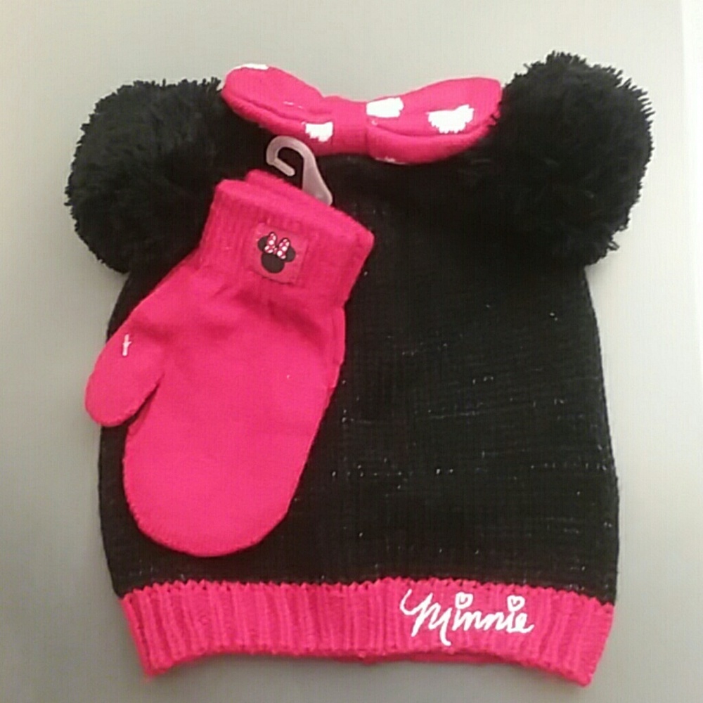 Minnie Mouse Toddler hat set